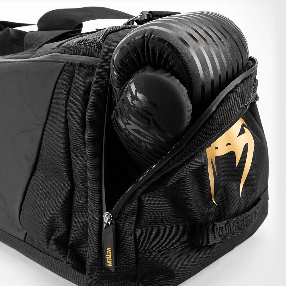 Venum Trainer Lite Evo Sports Bag | Black/Gold - Image 7